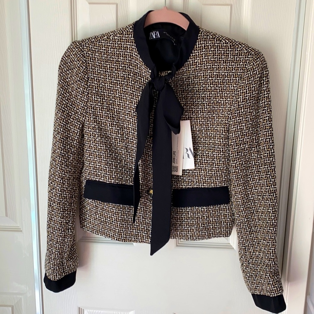 Zara tweed jacket